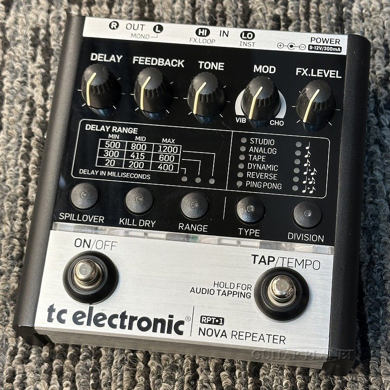 tc electronic RPT-1 NOVA REPEATER【ディレイ】（中古）【楽器検索