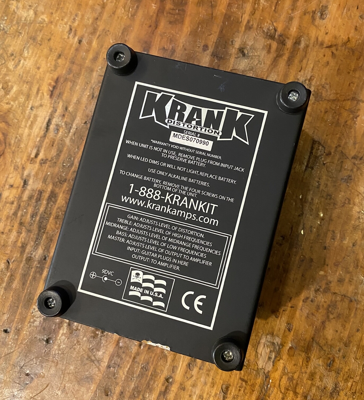 KRANK AMPS Distortus Maximus（中古）【楽器検索デジマート】
