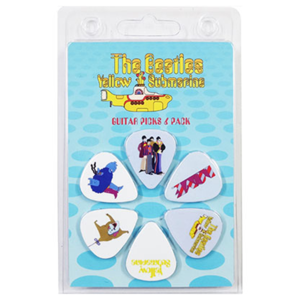 Plettri Per Chitarra The Beatles - Perri's Leathers, 6-Pack, Design Iconico - Foto 5