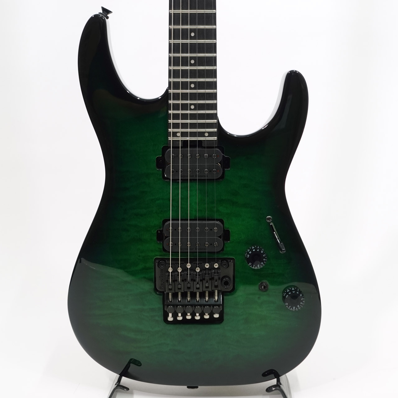 Charvel Pro-Mod Plus Dinky DK24 HH FR QM EB / Cloaked Emerald
