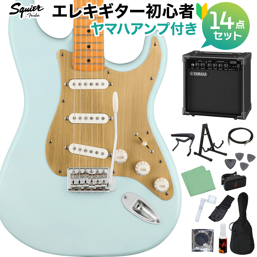 Squier by Fender 40th Anniv. ST SSNB エレキギター初心者セット 