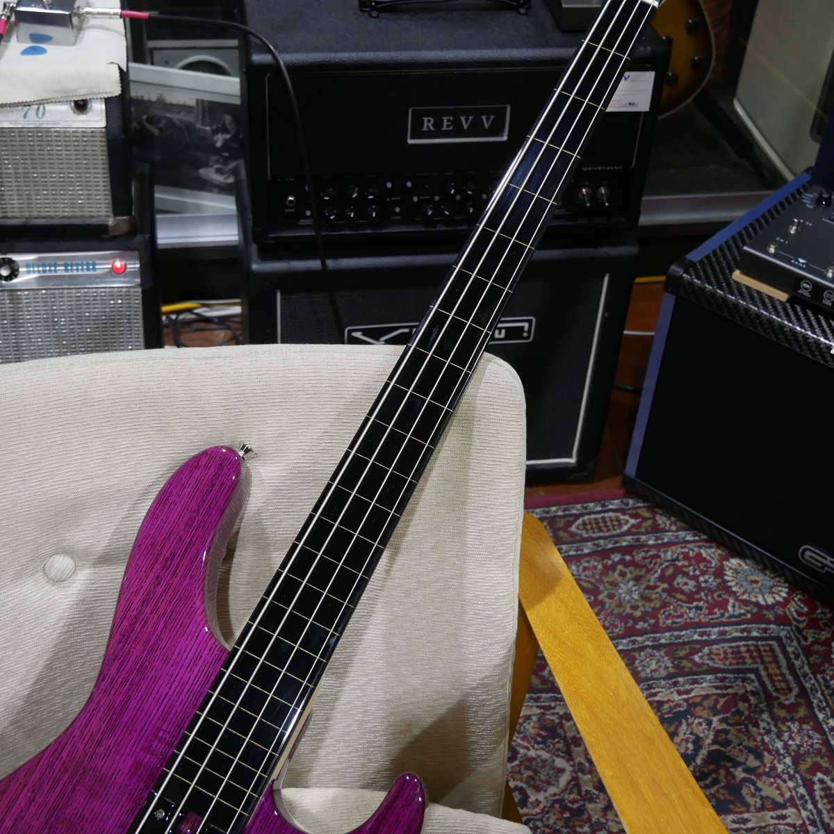 Crews Maniac Sound Jackson 4 Purple 【フレットレスベース】【キズ