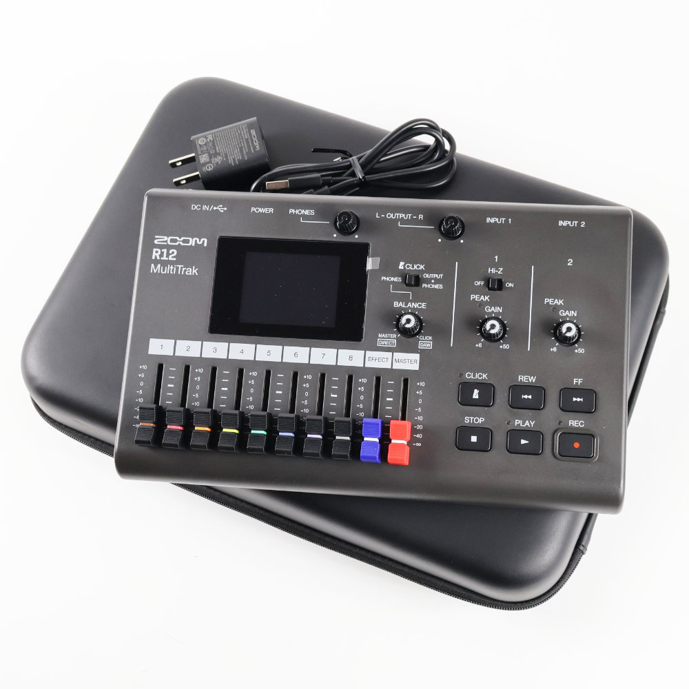 ZOOM 【中古】 ZOOM R12 マルチトラックレコーダー タッチ操作対応 8