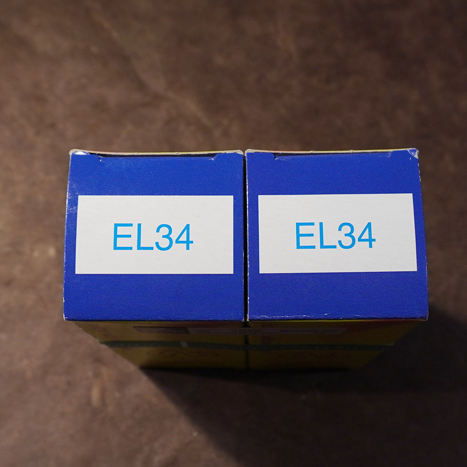 SHINOS JJ EL34 ペア (Shinos マッチング) Tube 真空管 EL34（新品