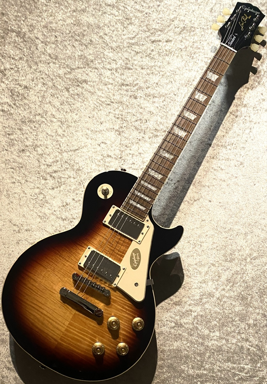 虎杢 調整済み 美品 Epiphone Les Paul エレキギター 調整済み 虎杢目 美品 Blitz LesPaul レスポール エレキギター