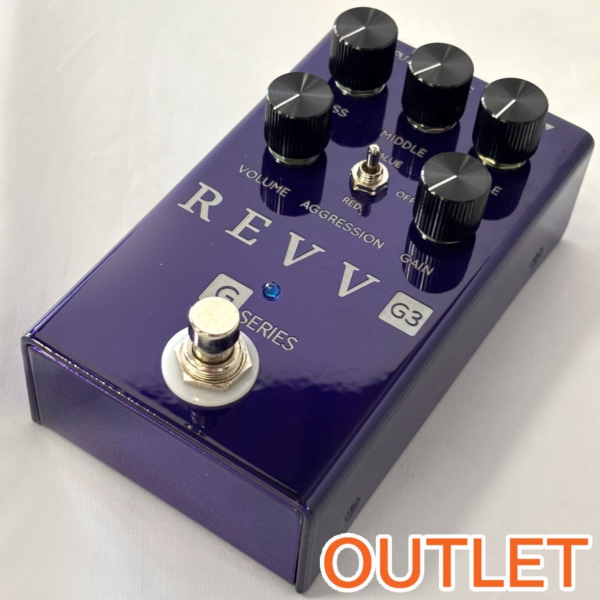 REVV Amplification G3 Pedal コンパクトエフェクター オーバー