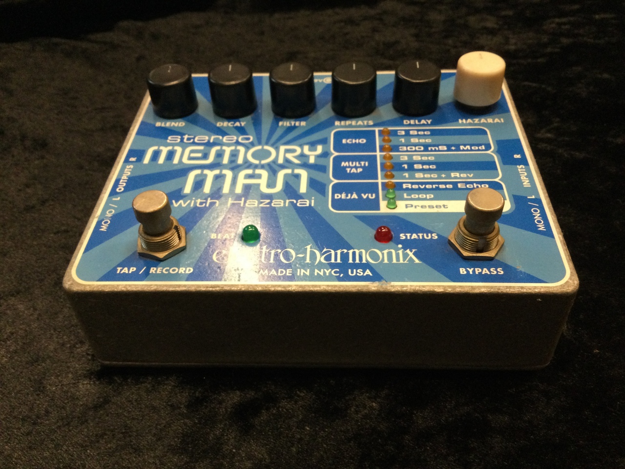 Electro-Harmonix STEREO MEMORY MAN WITH HAZARAI （中古）【楽器検索