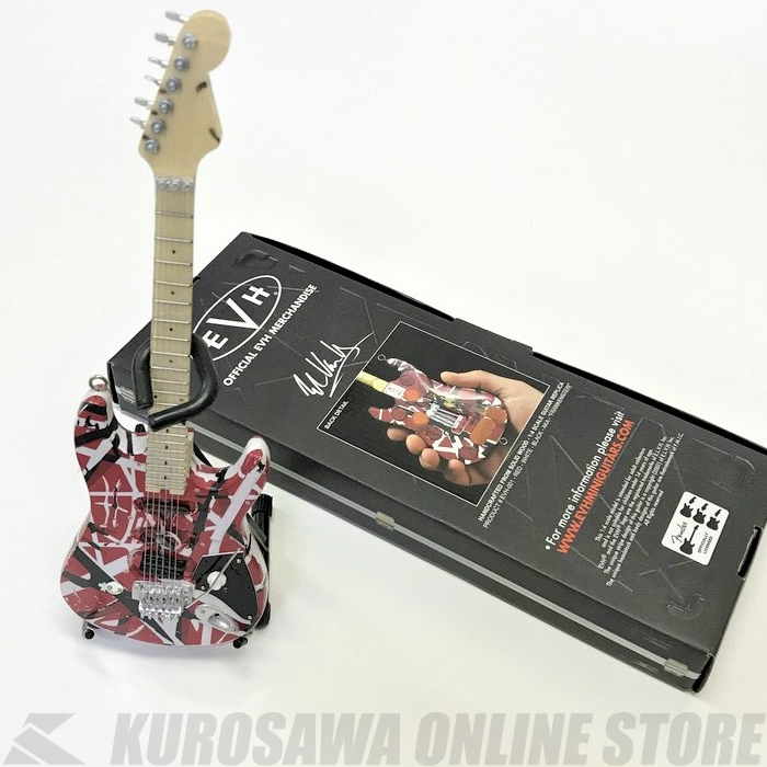 OFFICIAL EDWARD VAN HALEN EVH MINI GUITARS/Red-White-Black  [Frankenstein]《ギターミニチュア》(ご予約受付中)（新品）【楽器検索デジマート】