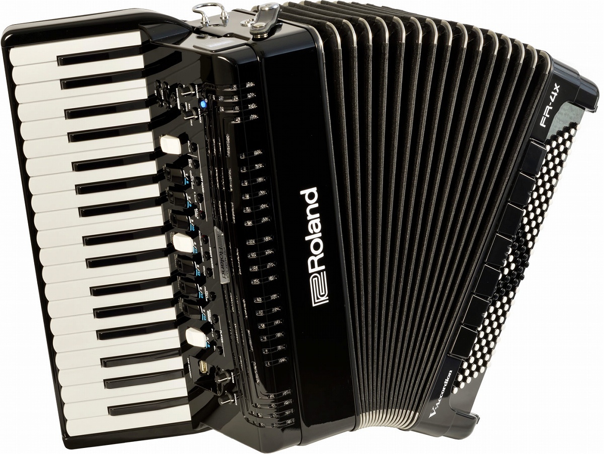 Roland V-Accordion FR-4X BKブラック Vアコーディオン ピアノ鍵盤