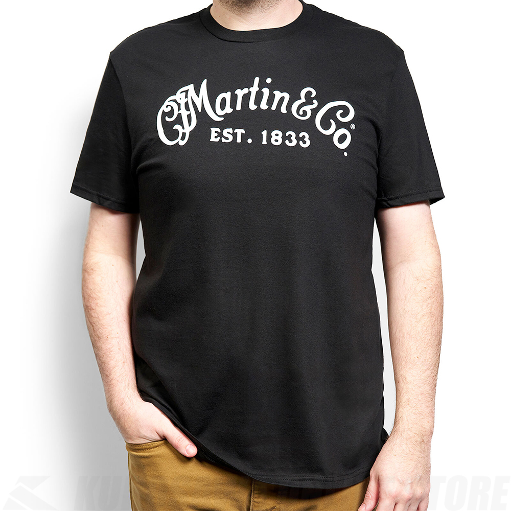 マーチン Martin マーティン Tシャツ ブラック M Martin LOGO T-SHIRT Black Sサイズ[18CM0109S]【マーティンギター