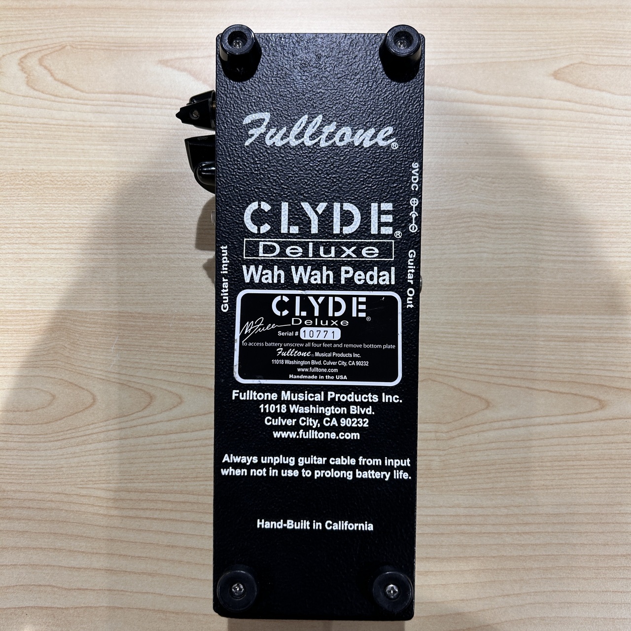 Fulltone CLYDE Wah Deluxe（中古）【楽器検索デジマート】