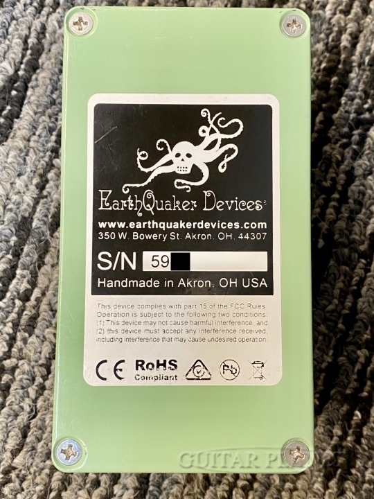 EarthQuaker Devices Westwood 【オーバードライブ】【MADE IN USA