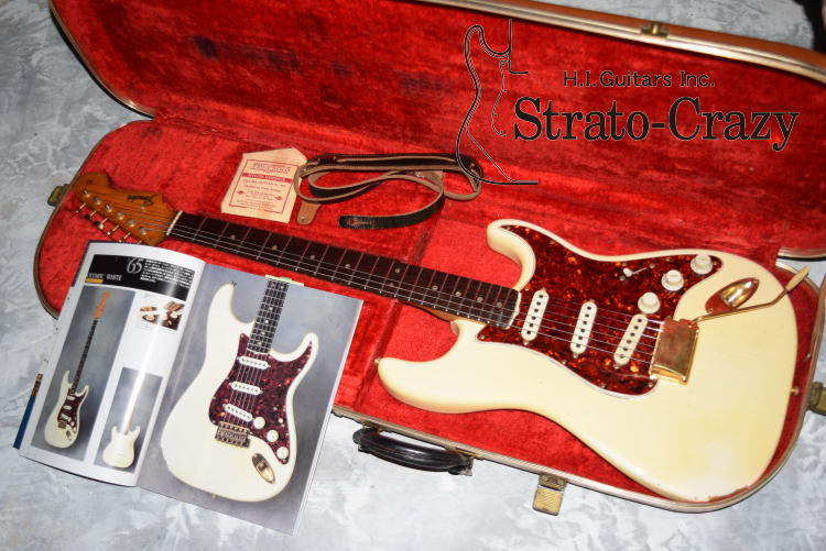 Fender Stratocaster '65 Olympic White/Rose neck Original 