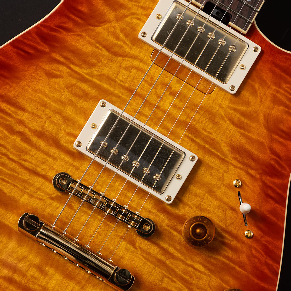 Kz Guitar Works Kz SS-1 Custom Quilt Maple Bengal Tiger Honey