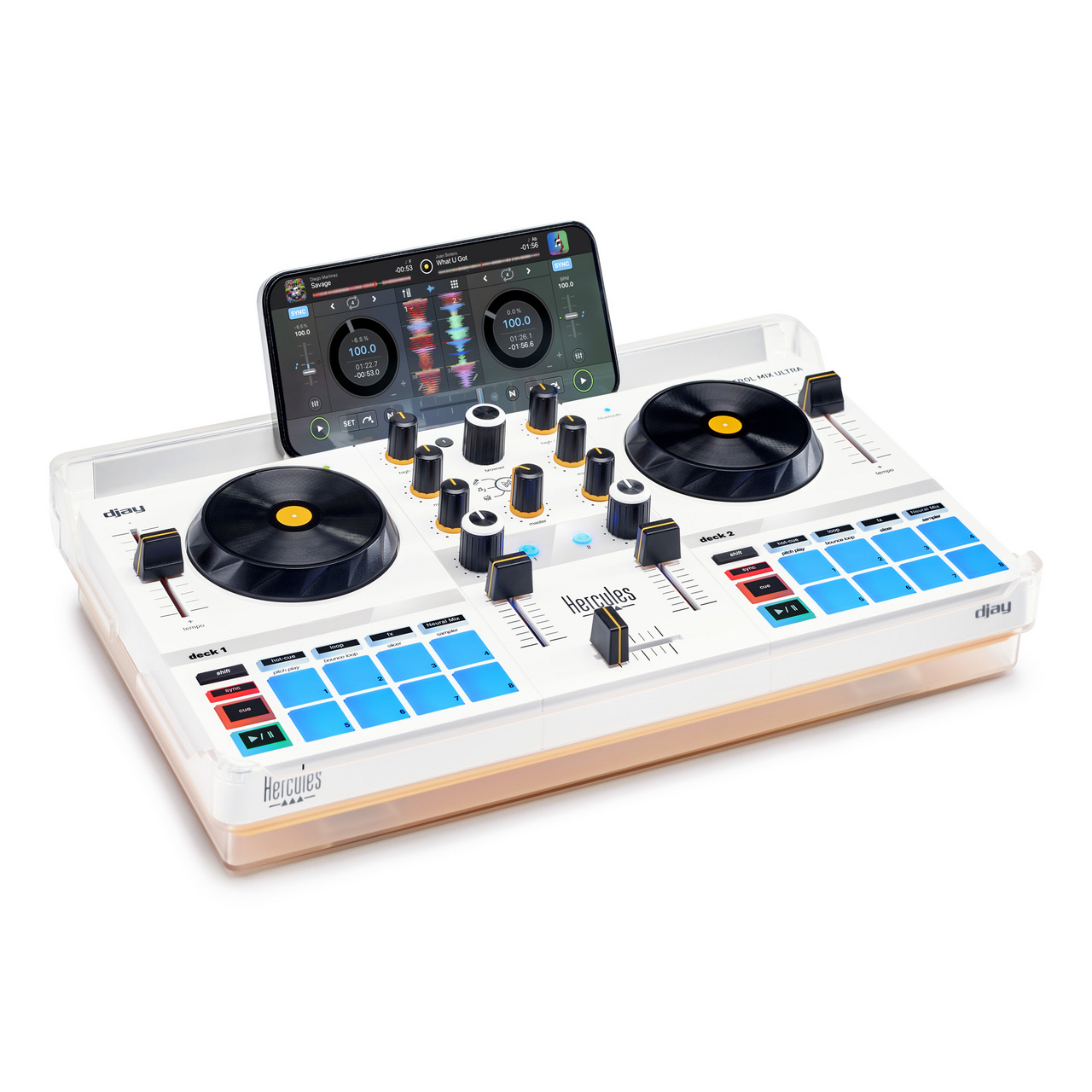 HERCULES DJControl Mix Ultra 完全ワイヤレスDJコントローラー