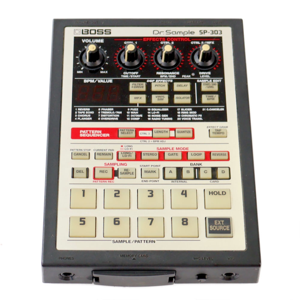 BOSS SP-303 DR.SAMPLE ジャンク品　サンプラー Boss SP-303 Dr. Sample Portable Phrase Sampler for sale