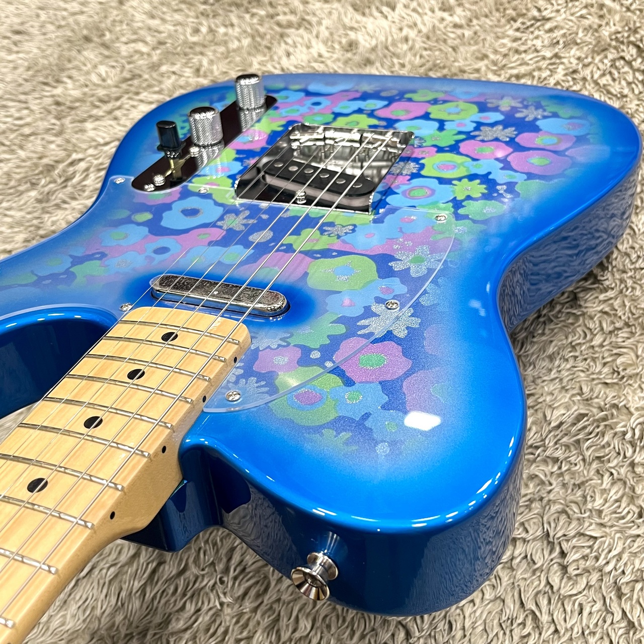 Fender Japan Telecaster 青 ギターケース付き Fender FSR MADE IN JAPAN Traditional 60s Custom Telecaster