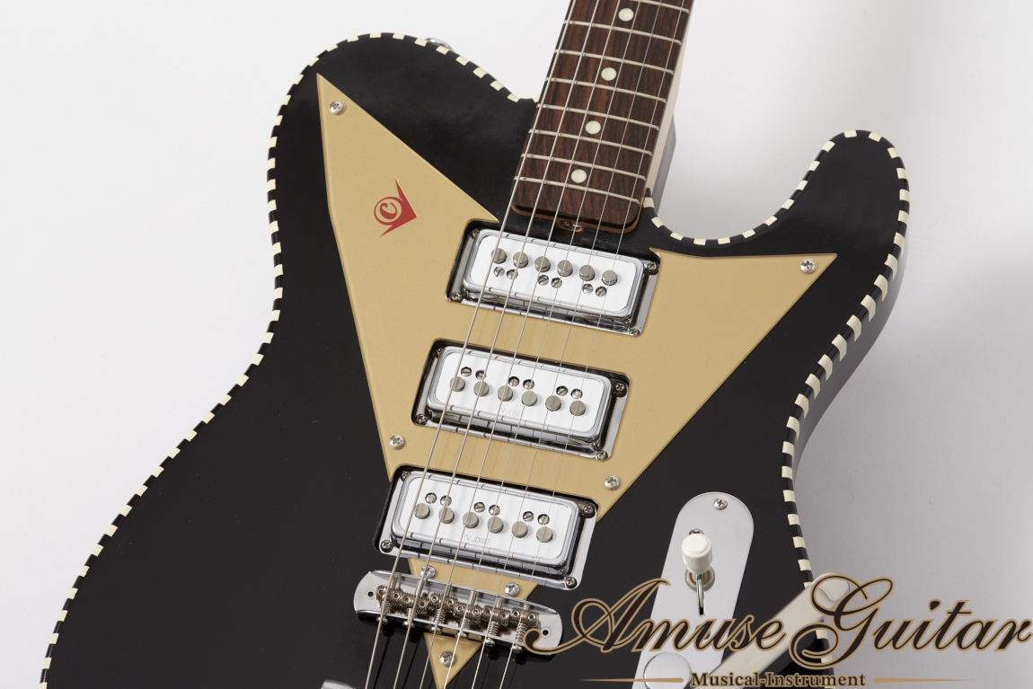 Caramel's Guitar Kitchen V1 # BLACK【TV Jones T-Armond×3 / Bigsby 