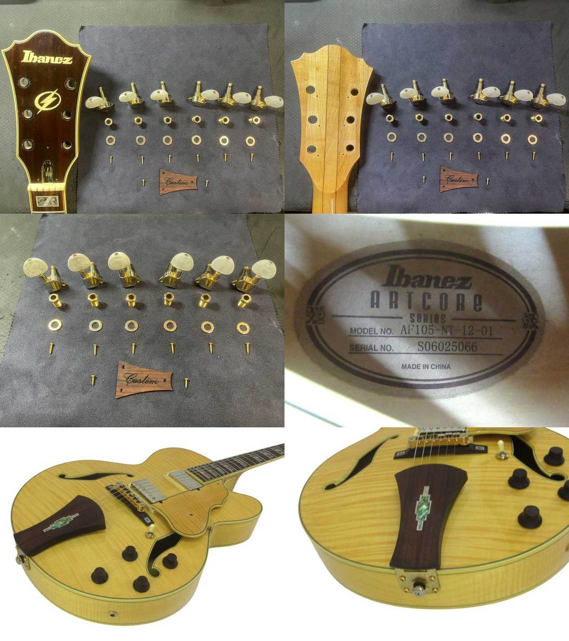 夏休み特別企画早いもの勝ちセールIbanezフルアコAF105-NT-12-01 Ibanez AF105F-NT-12-01 2005年製 - Teenarama! Used Guitar