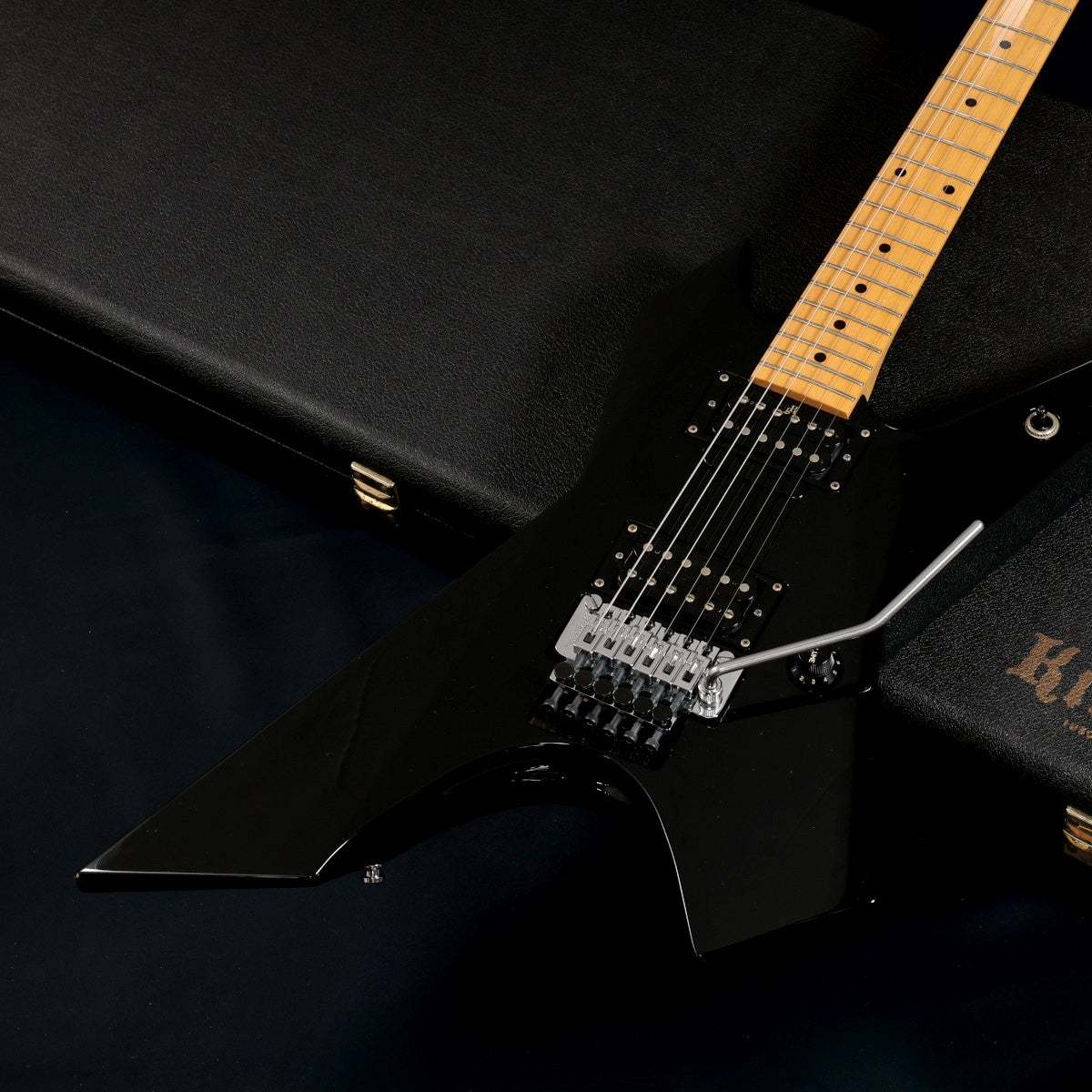 Killer エレキギター ブラック　磨輝屋 Killer KG-PRIME Original Black Akira Takasaki Signature [3.00kg