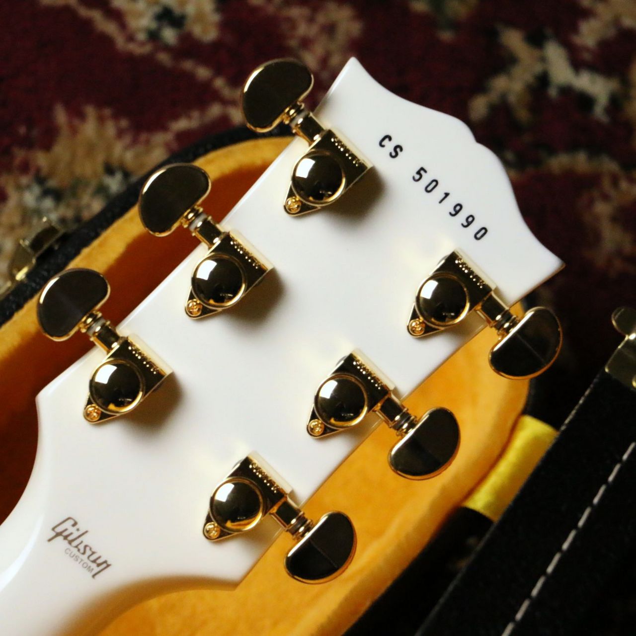 Maison レスポールカスタムタイプ ビンテージホワイト クリーム LPC Gibson Custom Shop Les Paul Custom w/ Ebony Fingerboard Gloss