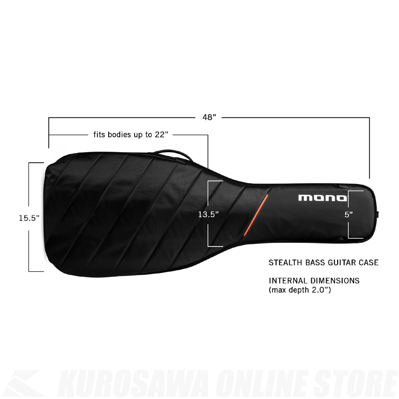 【タグ付き未使用】MONO モノ ベース ギグバッグ ￼ M80-SEB-BLK Amazon.co.jp: mono M80 SEB-BLK BASS SLEEVE JET BLACK ベース