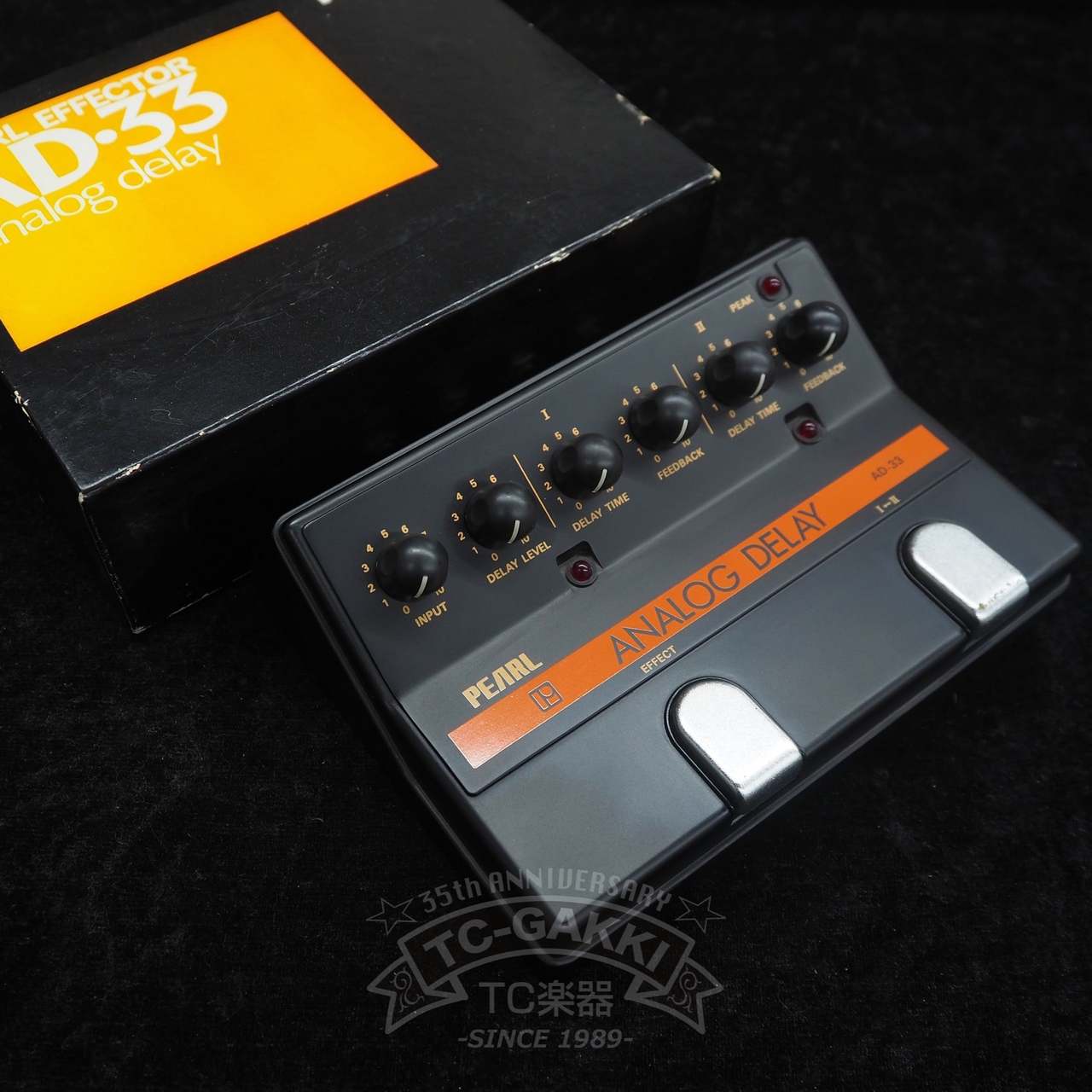 Pearl AD-33 ANALOG DELAY（ビンテージ）【楽器検索デジマート】