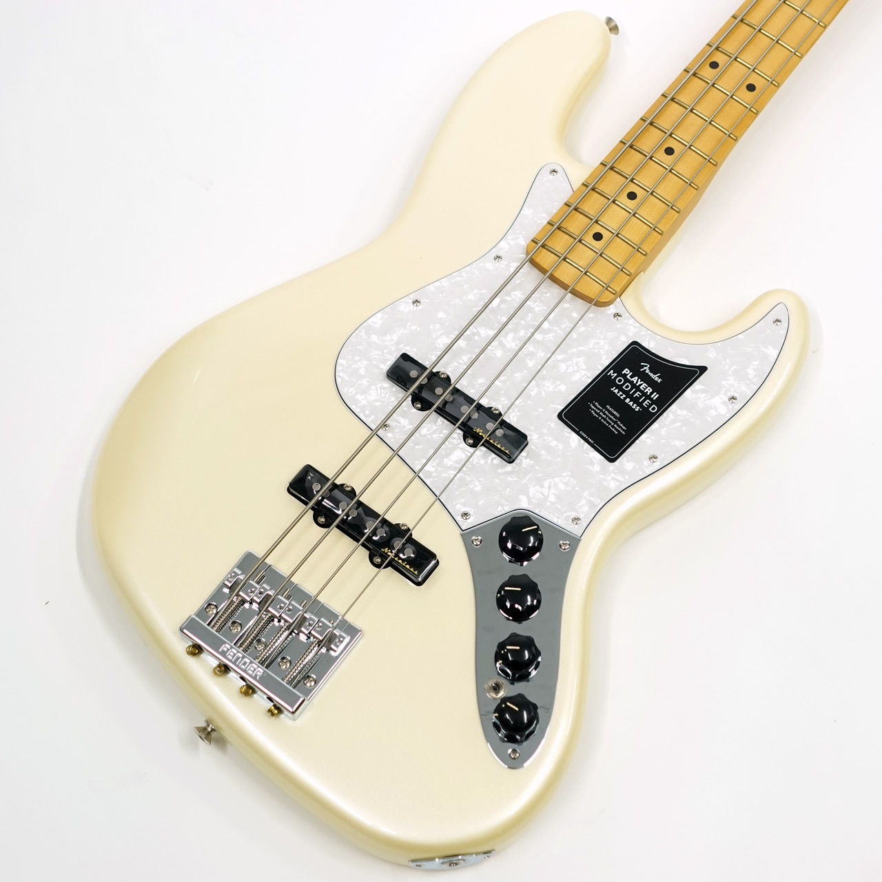 Fender Player II Modified Active Jazz Bass Olympic Pearl / M