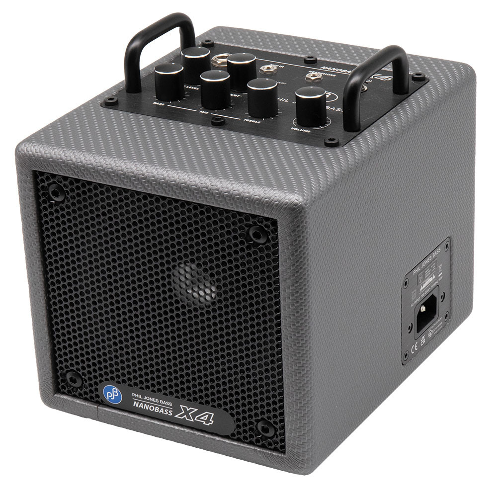 Phil Jones Bass NANOBASS X4 Carbon Silver【2025冬・限定カラー