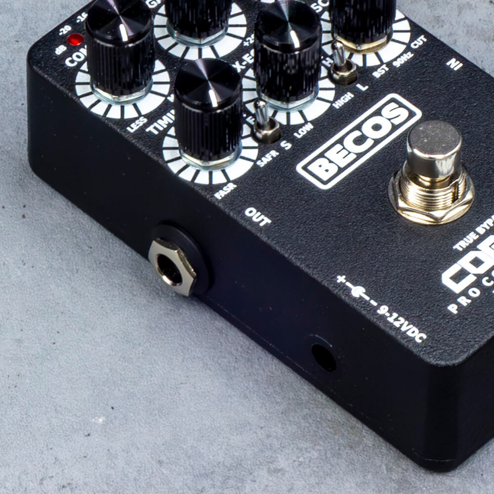 Becos Fx CompIQ Pro Compressor コンプレッサー CompIQ MINI ONE Pro Compressor Pedal for Guitar and Bass – BECOS FX