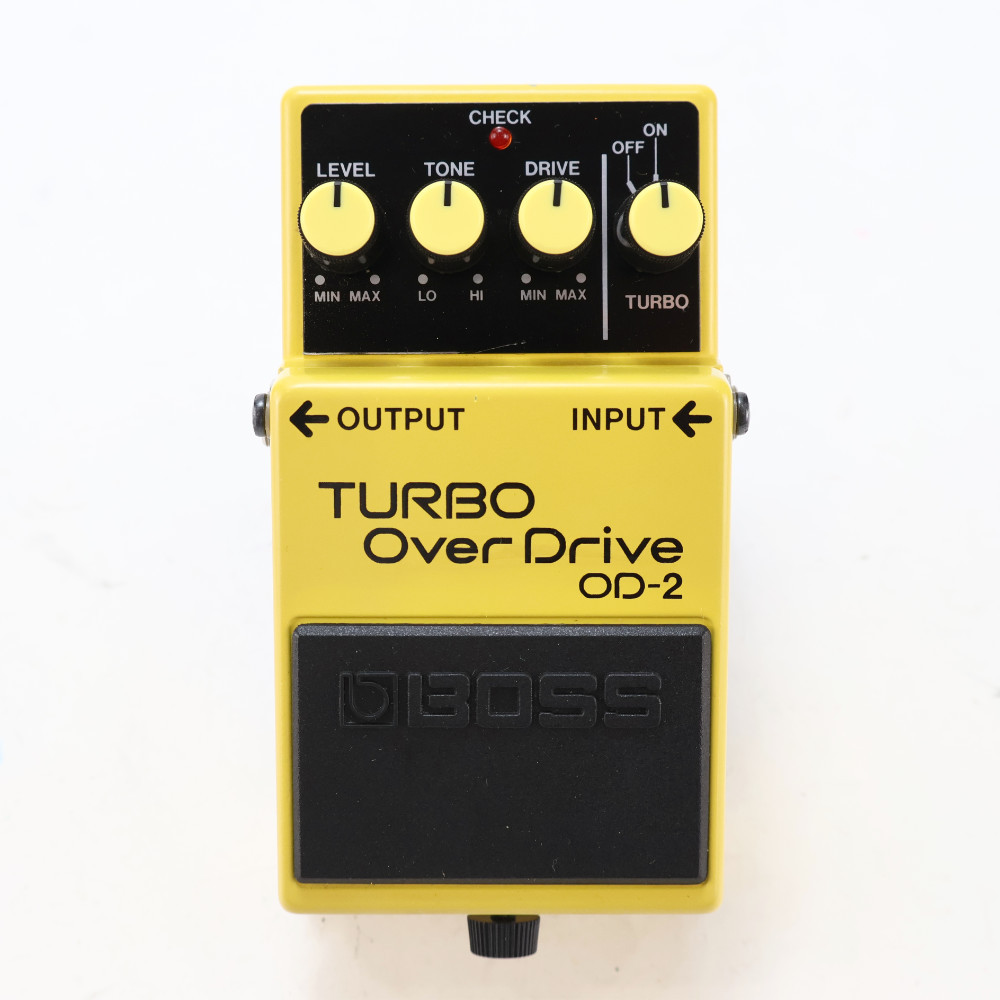 良品 希少 日本製 洛北阪急 【 ボス 日本製 1986年製 Drive Over TURBO OD-2 BOSS エフェクター OD-2 ターボオーバードライブ BOSS ギター