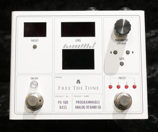 Free The Tone PA-1QB / PROGRAMMABLE ANALOG 10 BAND EQ (for BASS 