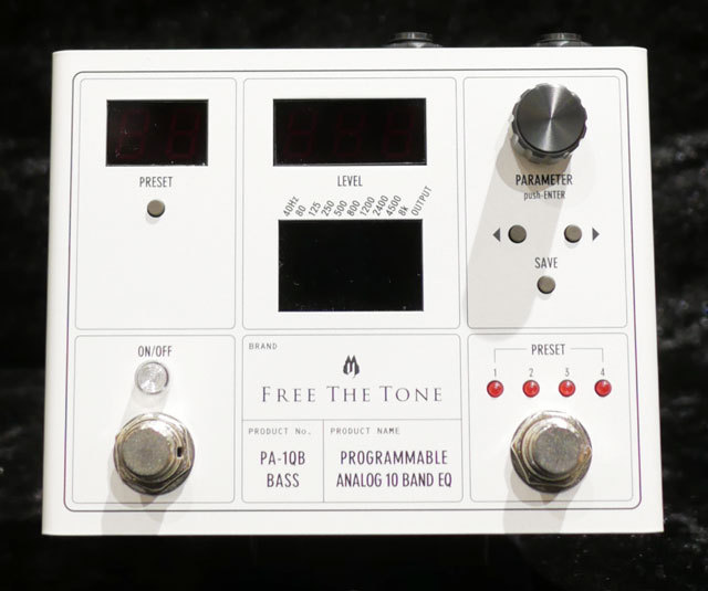 Free The Tone PA-1QB / PROGRAMMABLE ANALOG 10 BAND EQ (for BASS ...