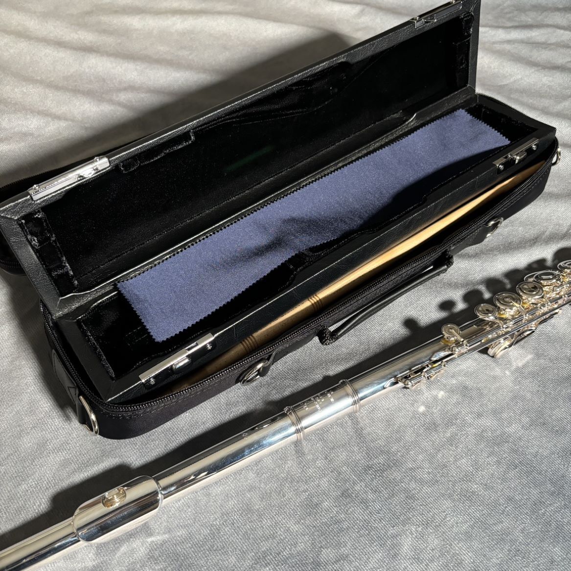 Sankyo Silversonic C/C フルート 管体銀 カバードキー C足部管 ニュー