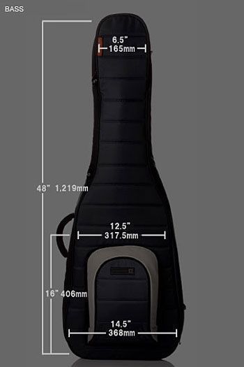 MONO エレキベース用 セミハードケース ギグバッグ BASS M80-EB MONO M80-EB-BLK ~Classic Bass Guitar Case~【エレキベース用