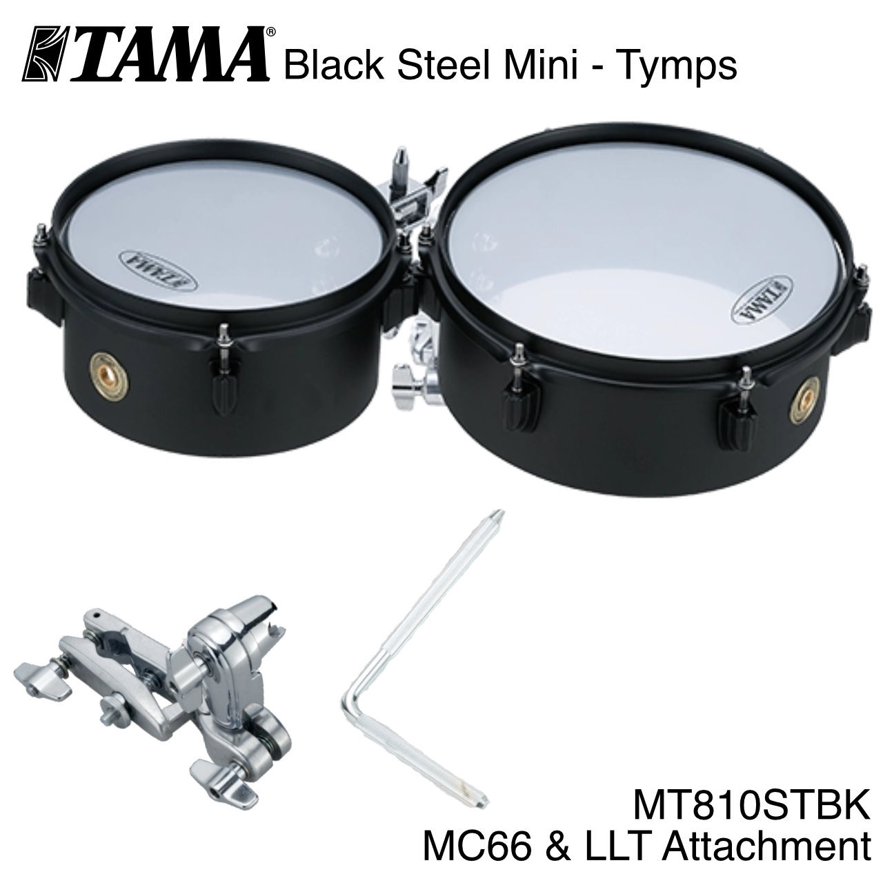 Tama MT810STBK [Black Steel Mini - Tymps]【サマーセール!!】<180270