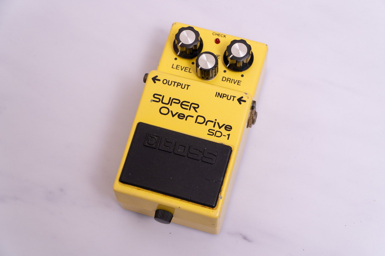 86年製　BOSS SD-1 SUPER Over Drive 日本製　美品！ BOSS SD-1 Super Over Drive Made In Japan 1985【TONIQ横浜