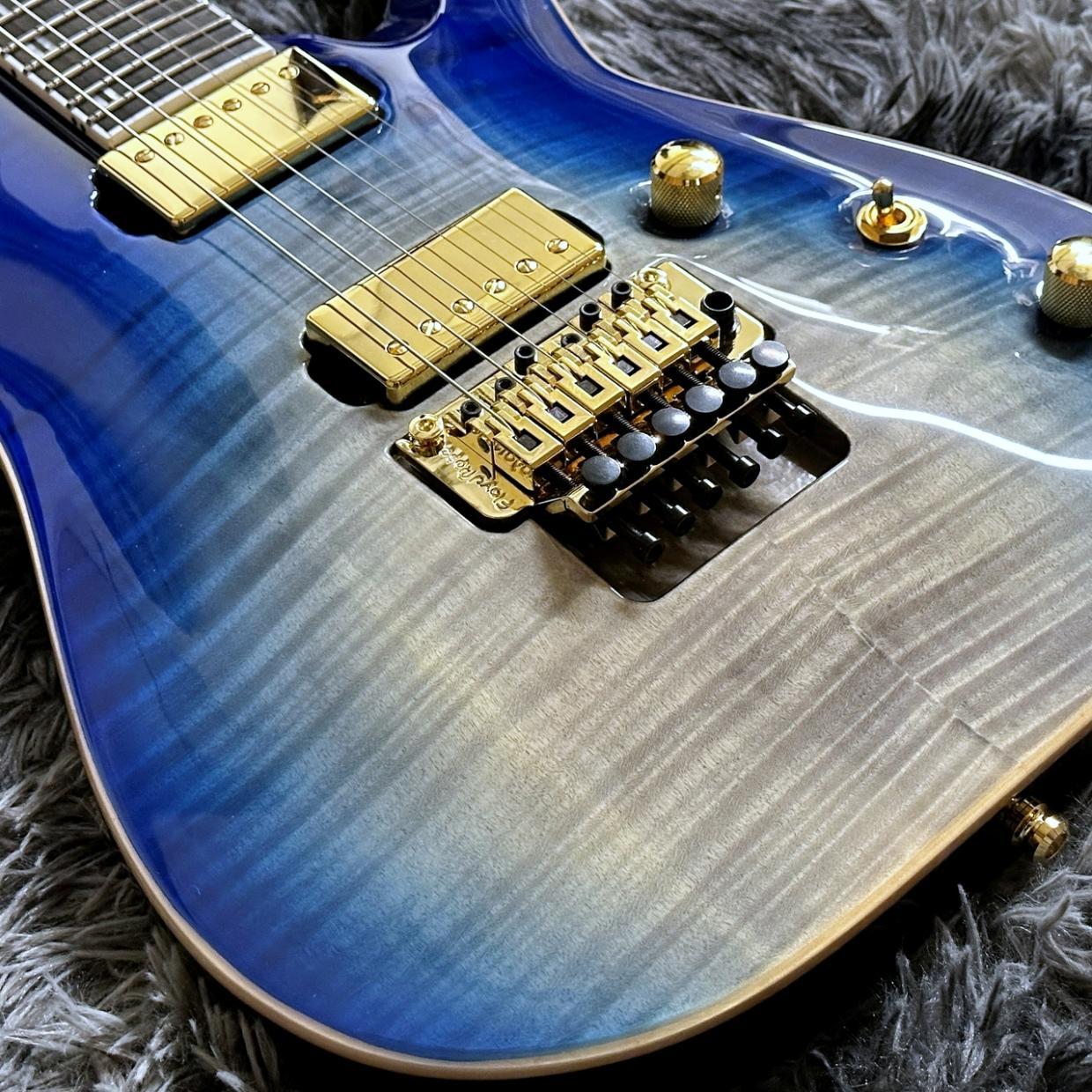e harrison (RARE!!50周年記念盤セット送料込み） EDWARDS E-HORIZON-CTM 50TH Black Aqua Burst C -ESP 50th