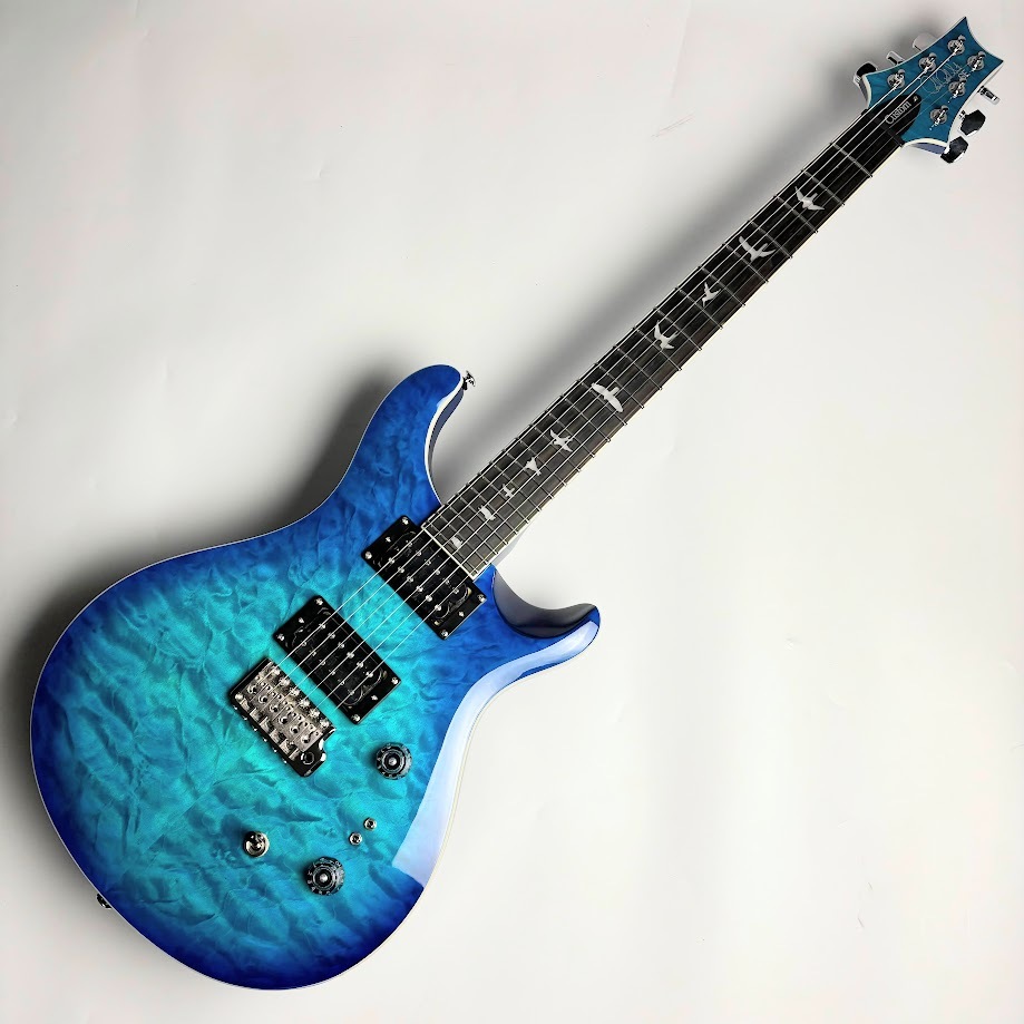 総額19万PRS SE CUSTOM 24-08 PRS SE CUSTOM 24-08 QPKG Lake Blue【実物画像】【3.51kg】 ポール