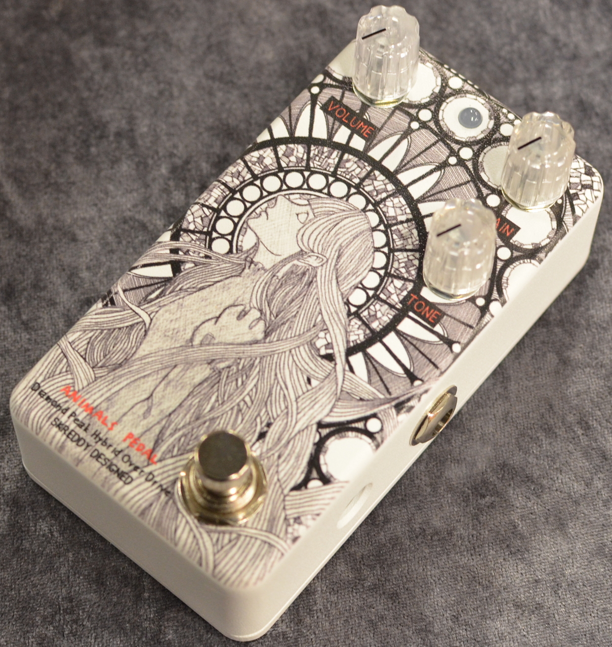 Animals Pedal Custom Illustrated 041 Diamond Peak Hybrid Over