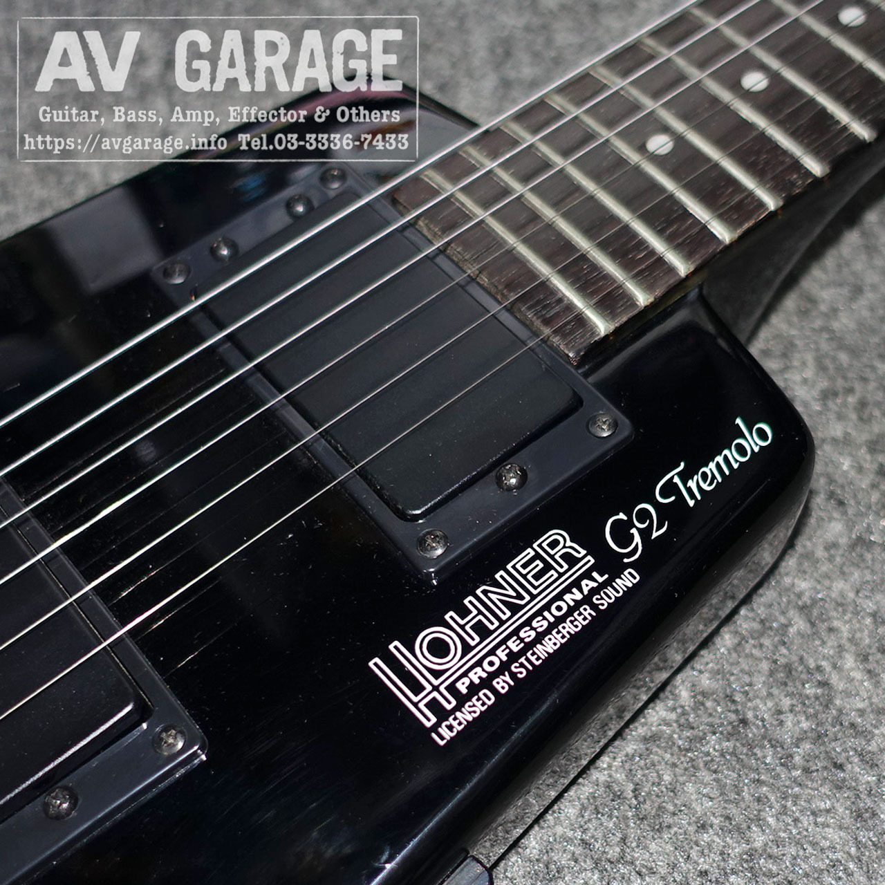 【タムタム値引き】HOHNER G2 Tremolo ヘッドレスギター HOHNER G2 Tremolo ギター・エフェクターの自作改造【松美庵】