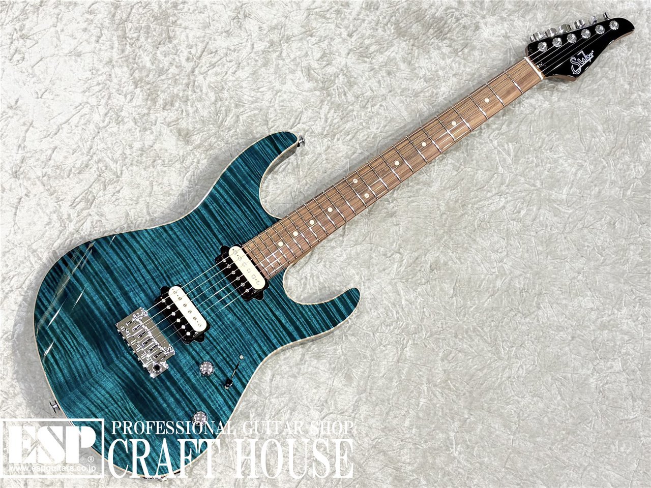 Suhr Modern Plus Ash HH / Trans Teal（新品/送料無料）【楽器検索