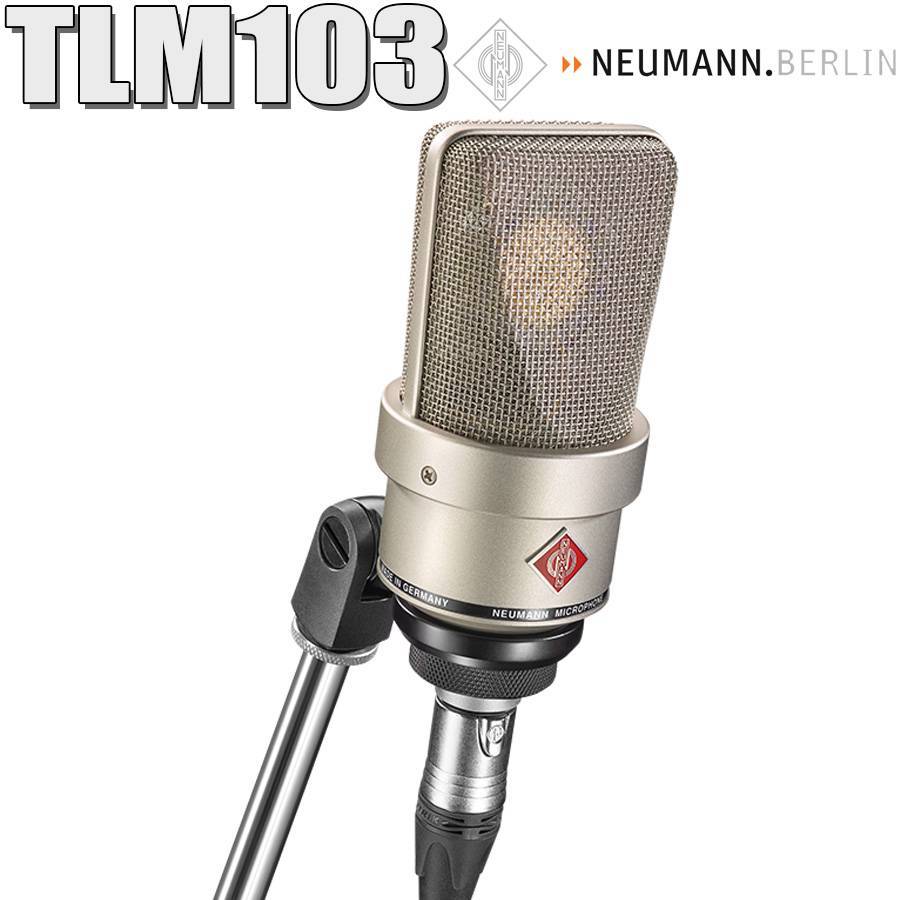 新品 自作 コンデンサーマイク Neumann TLM103mod モディファイ NEUMANN TLM 103 ニッケル コンデンサーマイク ショックマウントなし