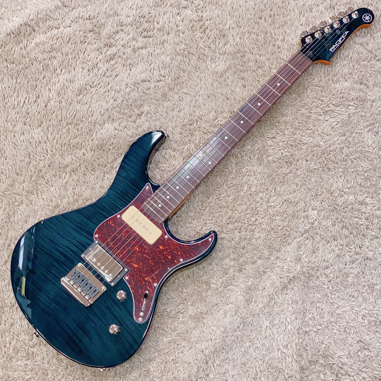 YAMAHA Pacifica 611HFM TBL ステンレスフレットに交換済 - ホビー ...