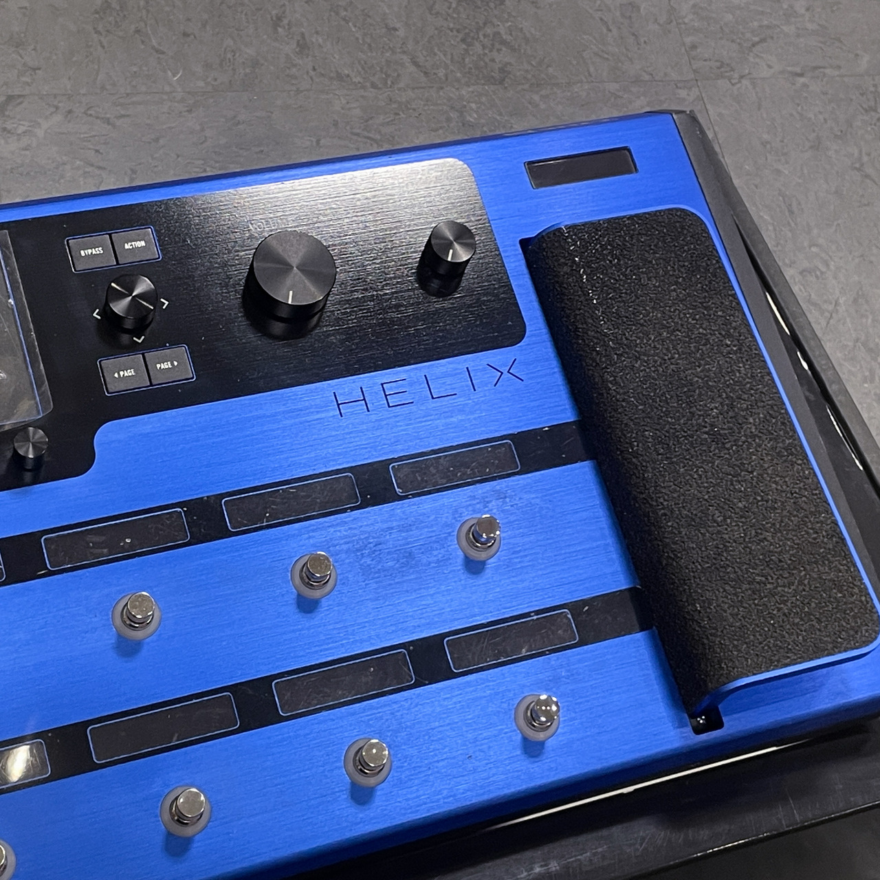 LINE 6 Helix Floor Lightning Blue 【中古】【箱・電源ケーブル