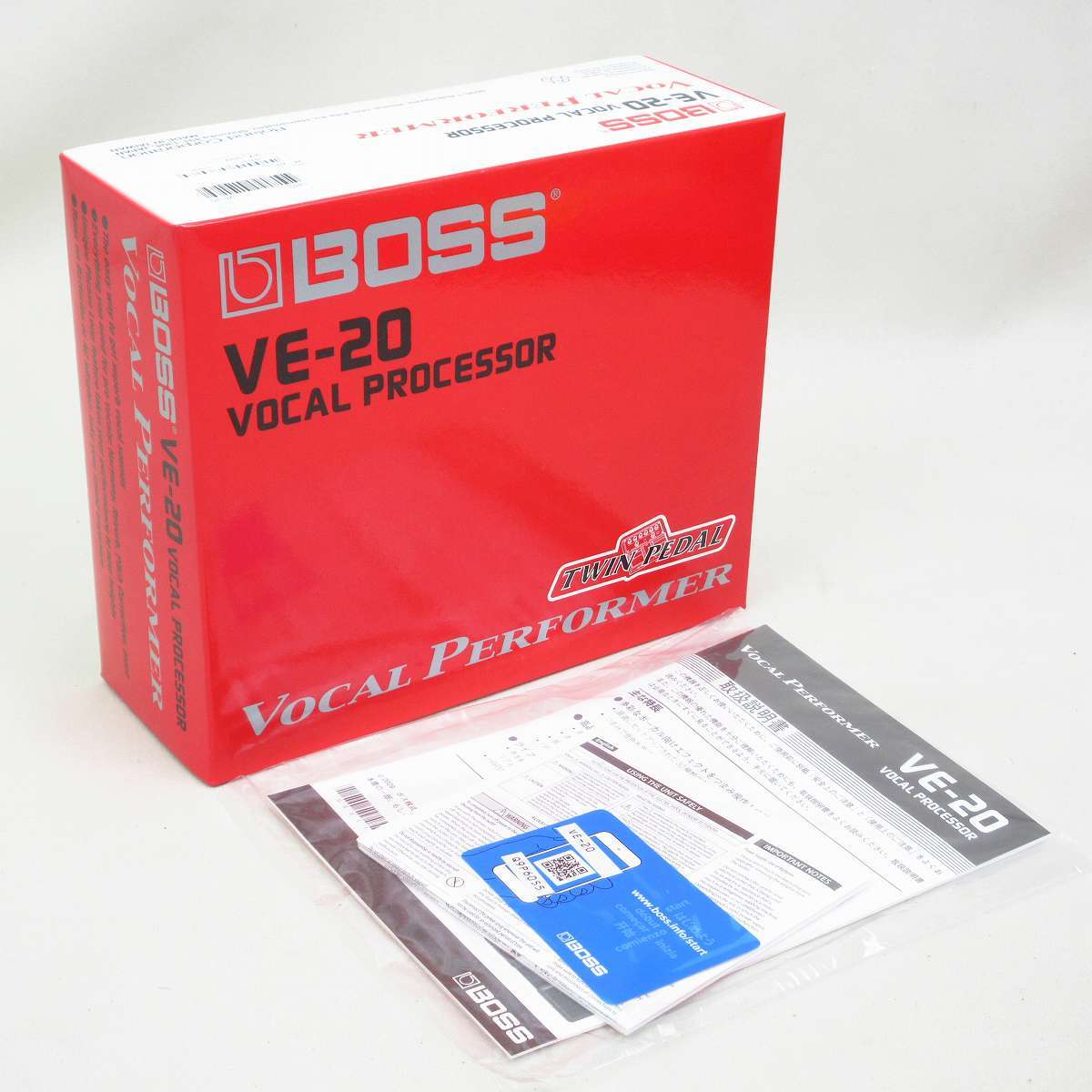 BOSS ボス VE-20 VOCAL PROCESSOR ボーカルエフェクター 電源