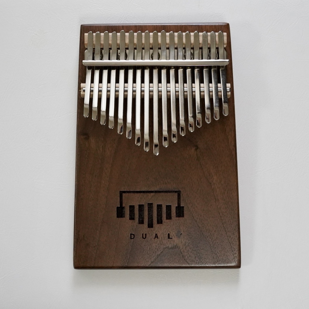 April Yang Dual Kalimba D1 カリンバ ウォルナット材 ピックアップ 