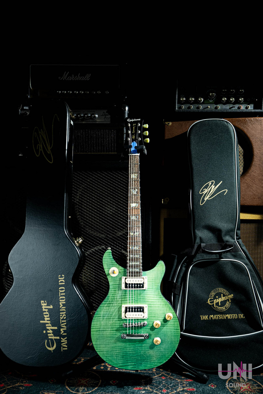 Epiphone Limited Edition Tak Matsumoto DC Standard Aqua Blue