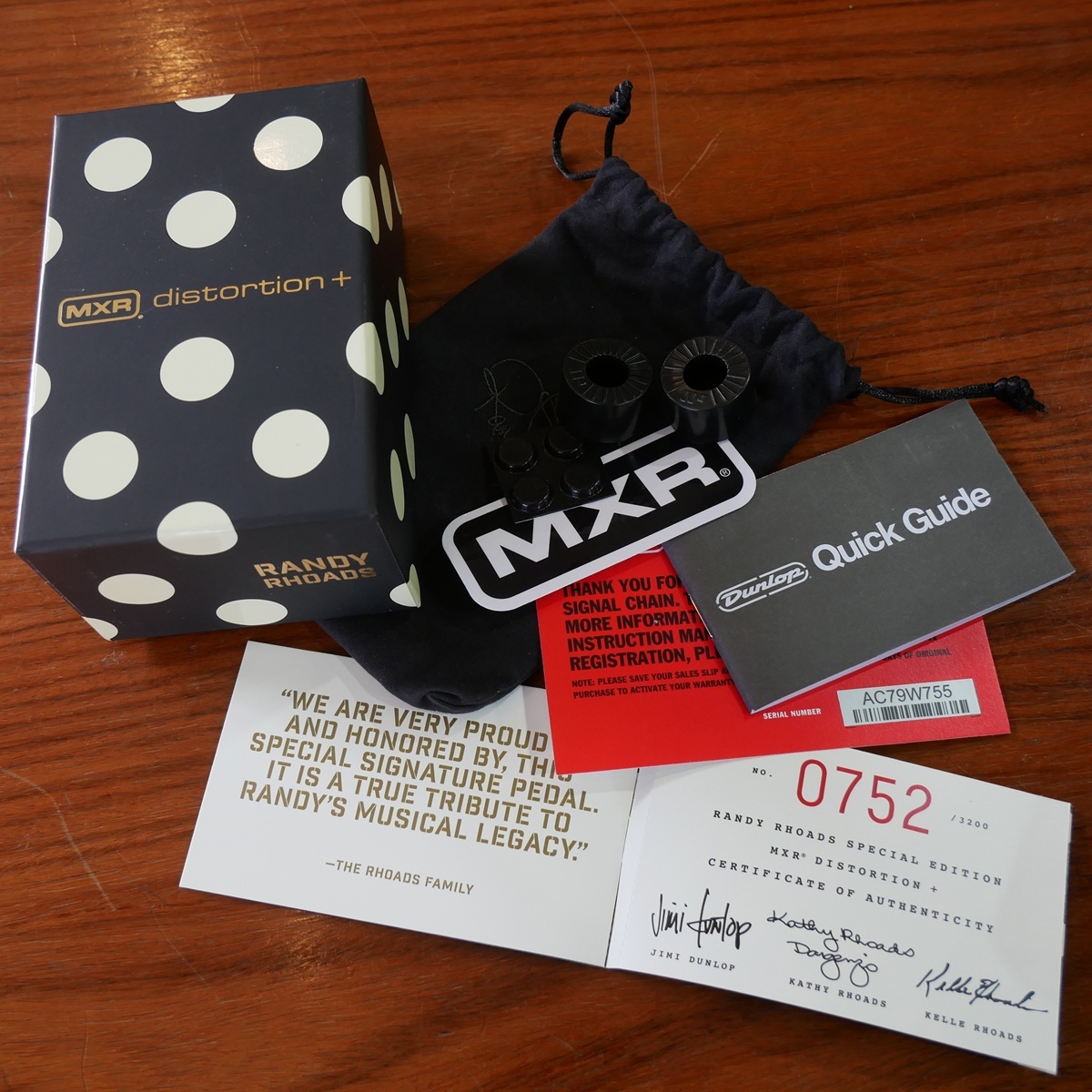 MXR RR104 / RANDY RHOADS SPECIAL EDITION DISTORTION+ #0752 【美品