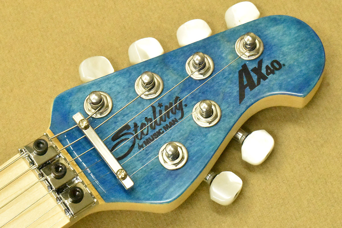 Sterling by MUSIC MAN Sterling by MUSICMAN AX40 Trans Blue(fine